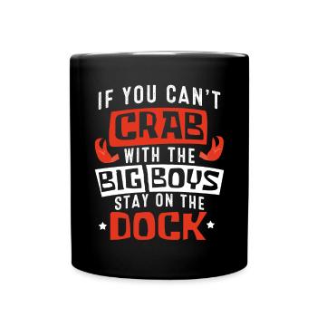 Cancer Cadeau Crevette Crabe Homard Scorpion - Mug uni - noir - Devant