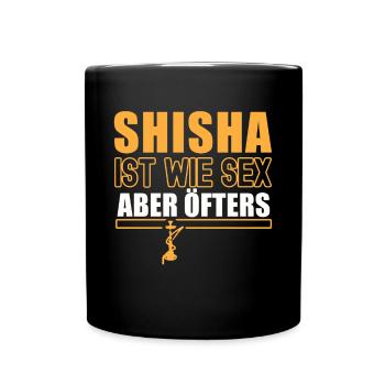 Shisha Gift for Hookah Hookah Hookah Bar Pipe - Full Colour Mug - black - Front