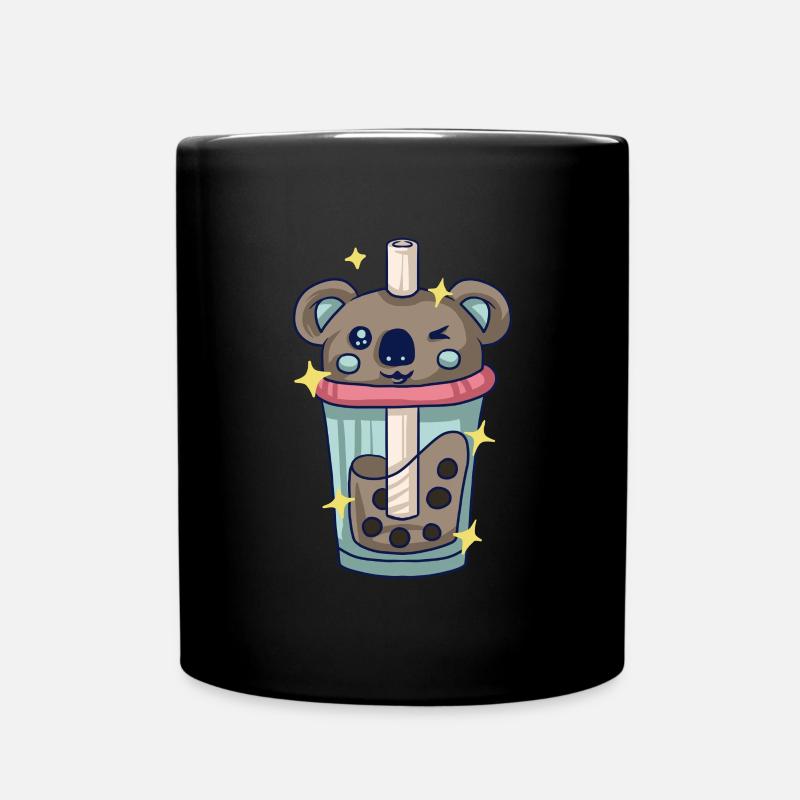 Kpop Koala Coréen Pop Bubble Tea Cadeau Enfants - Mug uni - noir