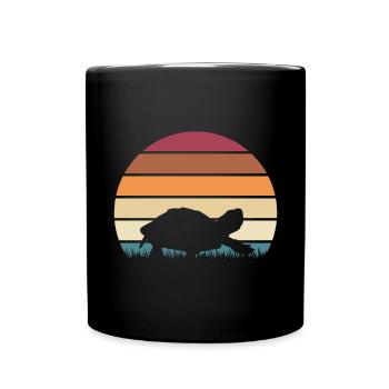 Turtle - Full Colour Mug - black - Front
