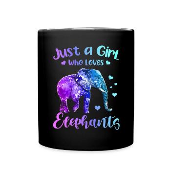 Elephant Tshirt pour Elephant Elephant Kids Zoo - Mug uni - noir - Devant