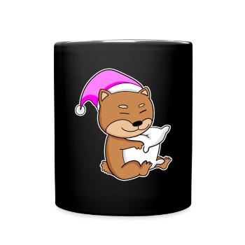 Dog dog breed Shiba Inu - Full Colour Mug - black - Front