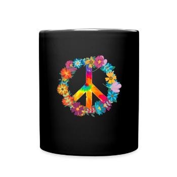 Hippy - Full Colour Mug - black - Front