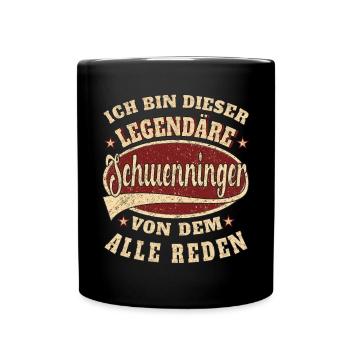 Je suis ce Schwenninger légendaire - Mug uni - noir - Devant
