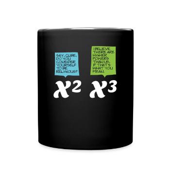 X With high performance - Full Colour Mug - black - Front