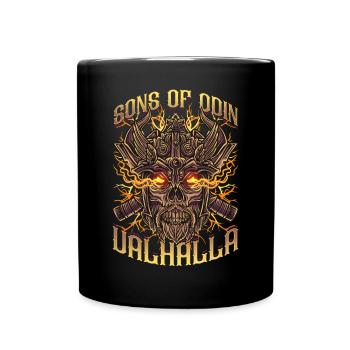 Fils d’Odin Valhala Pride Viking Fils - Mug uni - noir - Devant
