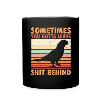 Molinasittich Parrot Bird Sun Parakeet - Full Colour Mug - black - Front