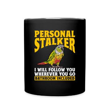 Molinasittich Parrot Bird Sun Parakeet - Full Colour Mug - black - Front