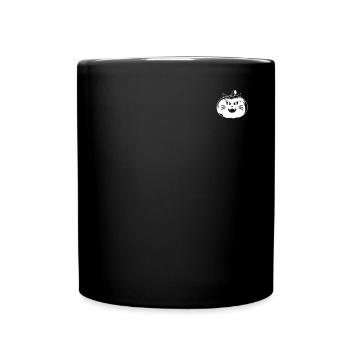 Halloween Pumpkin Cat Funny Halloween Cat - Full Colour Mug - black - Front