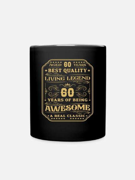 60 anniversaire 60 ans homme 60 ans légendaire 60 - Mug uni - noir