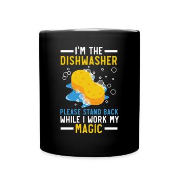 Je suis la profession de lave-vaisselle - Mug uni - noir - Devant