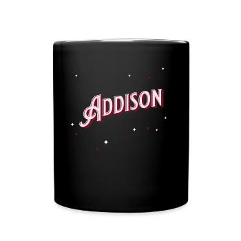 Addison name personalized - Full Colour Mug - black - Front