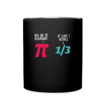 Math Fun Pi - Mug uni - noir - Devant