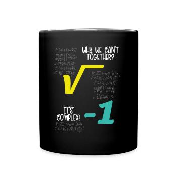 Complex Mathematical Formula - Full Colour Mug - black - Front