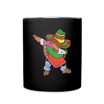 Dabbing Mexican Cinco De Mayo Dabbing Mexicans - Full Colour Mug - black - Front