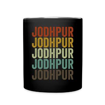 Jodhpur Inde Rétro Vintage - Mug uni - noir - Devant