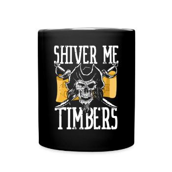 I tremble like aspen leaves - Full Colour Mug - black - Front