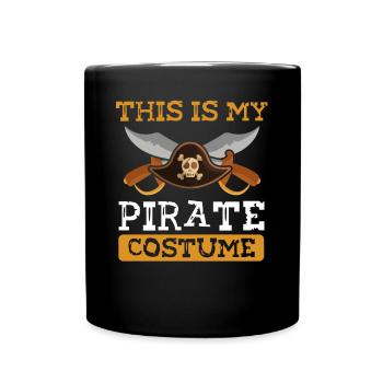 C’est mon costume de pirate - Mug uni - noir - Devant