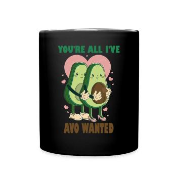 Tu es tout ce que je voulais? - Mug uni - noir - Devant