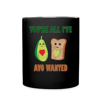 Tu es tout ce que je voulais? - Mug uni - noir - Devant