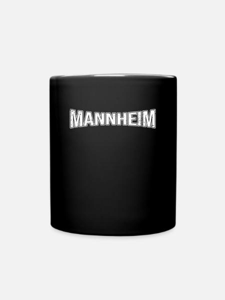 Mannheim - Tasse einfarbig - Schwarz