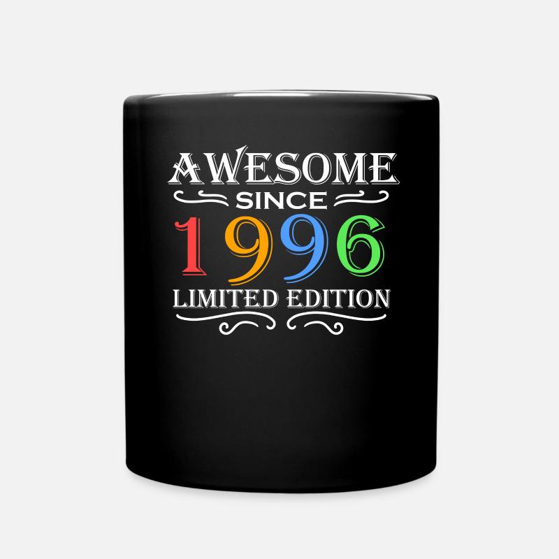 1996 - Jahrgang 1996 - Tasse einfarbig - Schwarz