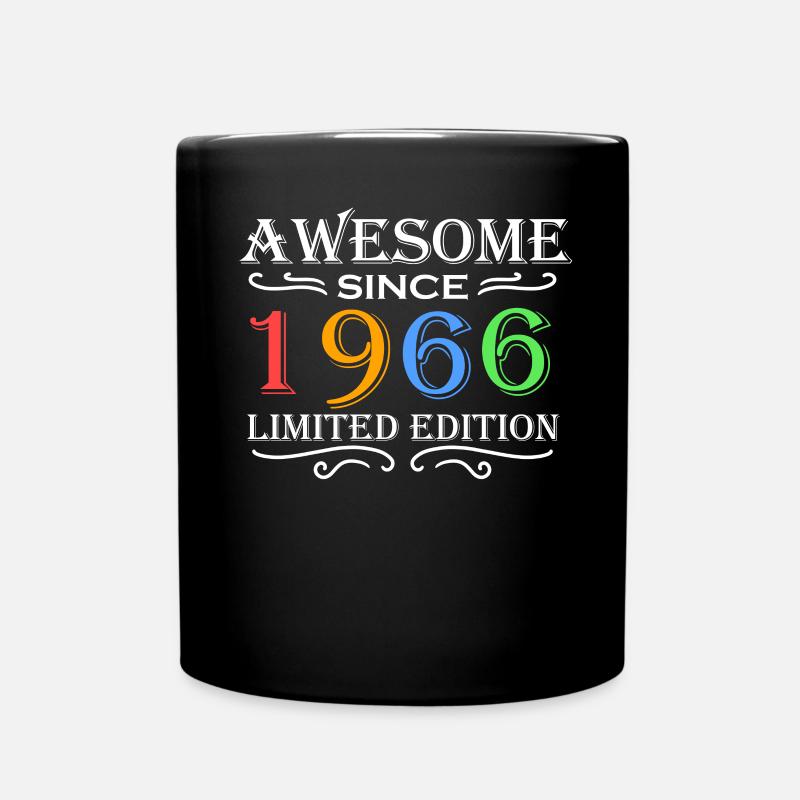 1966 - Born 1966 - Full Colour Mug - black