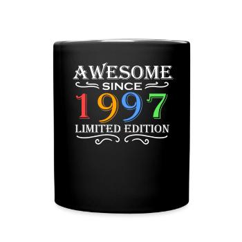 1997 - Born 1997 - Full Colour Mug - black - Front