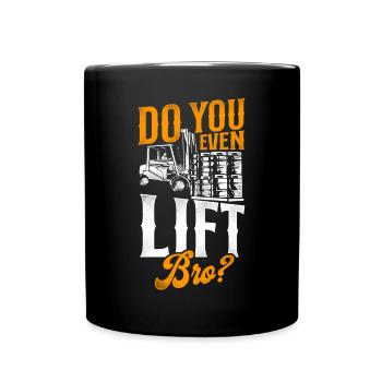Opérateur de chariot élévateur certifié - Mug uni - noir - Devant