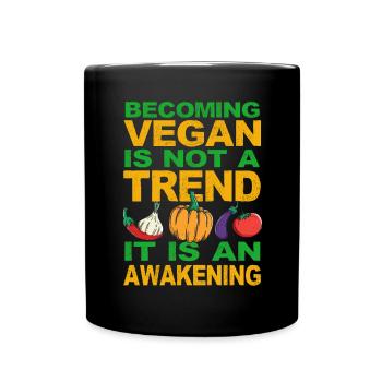Vegan - Le véganisme n’est pas seulement une tendance Vegan - Mug uni - noir - Devant