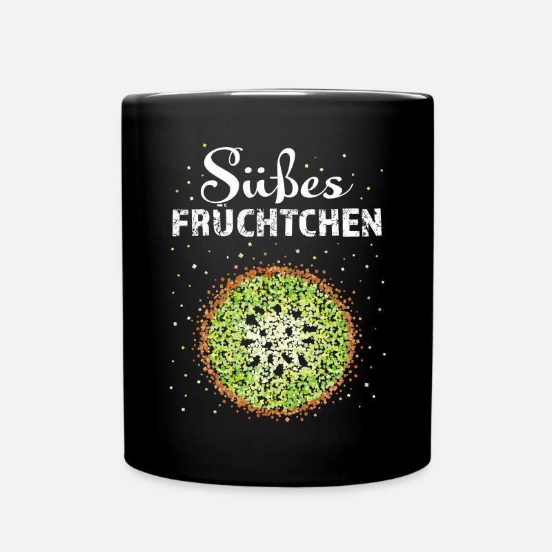 Kiwi Kostümersatz Karneval Fasching Geschenk - Tasse einfarbig - Schwarz