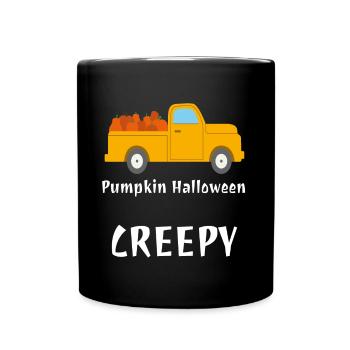 Halloween Celebrate Pumpkin Mystical Witch Gift Idea - Full Colour Mug - black - Front