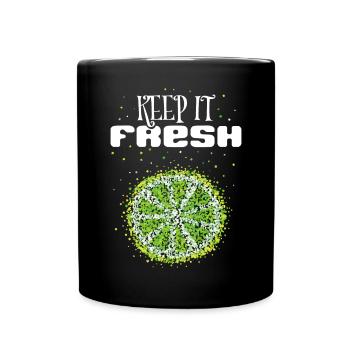 Remplacement du costume de chaux Carnaval Confettis - Mug uni - noir - Devant