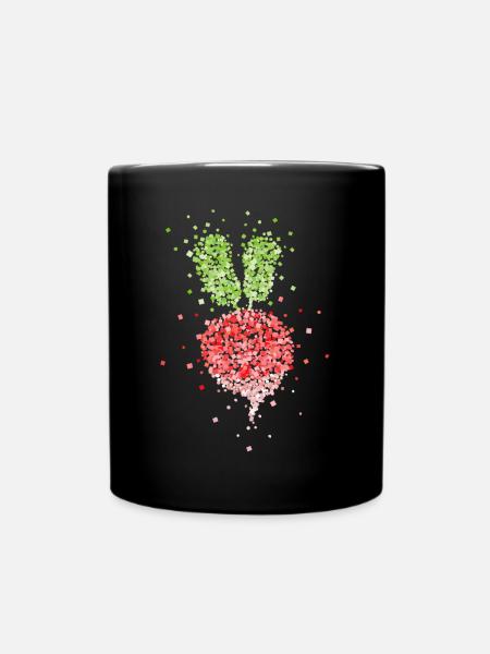 Radis Costume Remplacement Carnaval Carnaval - Mug uni - noir