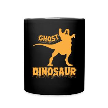 Halloween Ghost Dinosaur I Drôle Halloween Ghost D - Mug uni - noir - Devant