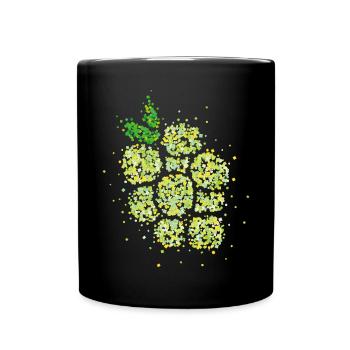Remplacement du costume de raisin Carnaval Confettis - Mug uni - noir - Devant
