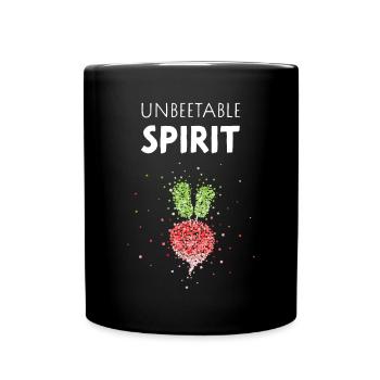 Radieschen Beet Kostümersatz Karneval Fasching - Tasse einfarbig - Schwarz - Vorne