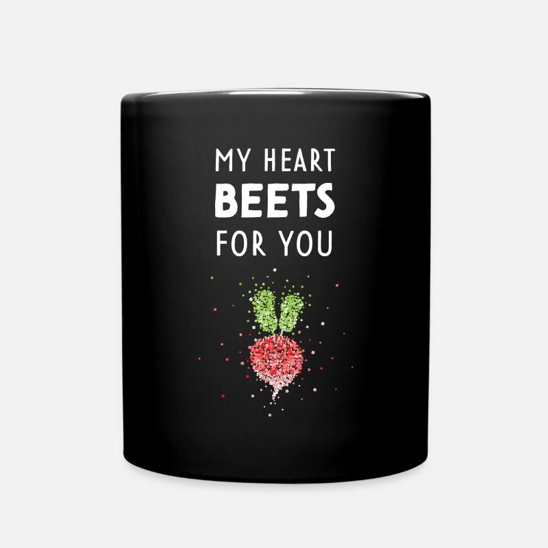 Radieschen Beet Kostümersatz Karneval Fasching - Tasse einfarbig - Schwarz