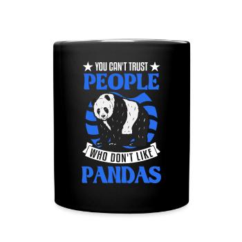 Panda Lover Panda Ours Cadeau - Mug uni - noir - Devant