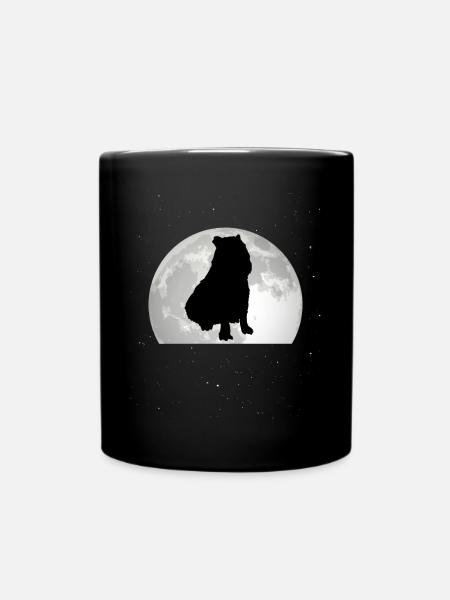 Capybara Moon Capybara - Full Colour Mug - black