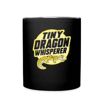 Leopard Gecko Lizard Reptiles Herpetologist - Full Colour Mug - black - Front