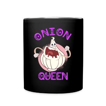 Onion Lover Funny Vegetable Cooking Organic Food - Tasse einfarbig - Schwarz - Vorne
