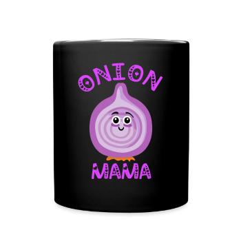 Onion Lover Funny Vegetable Cooking Organic Food - Tasse einfarbig - Schwarz - Vorne