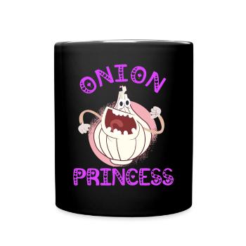 Onion Lover Funny Vegetable Cooking Organic Food - Tasse einfarbig - Schwarz - Vorne