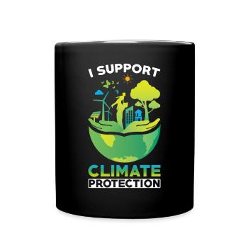 Protection du climat Soutien à la protection du climat - Mug uni - noir - Devant