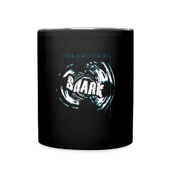 Apnea Diver Freediver Shark Scuba Diver - Full Colour Mug - black - Front