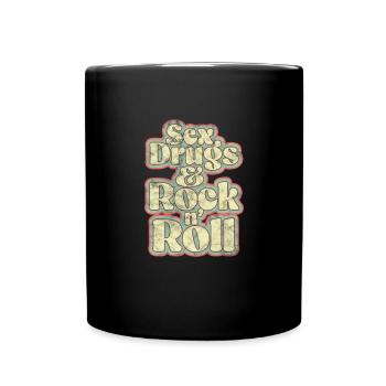 Hippie - Tasse einfarbig - Schwarz - Vorne