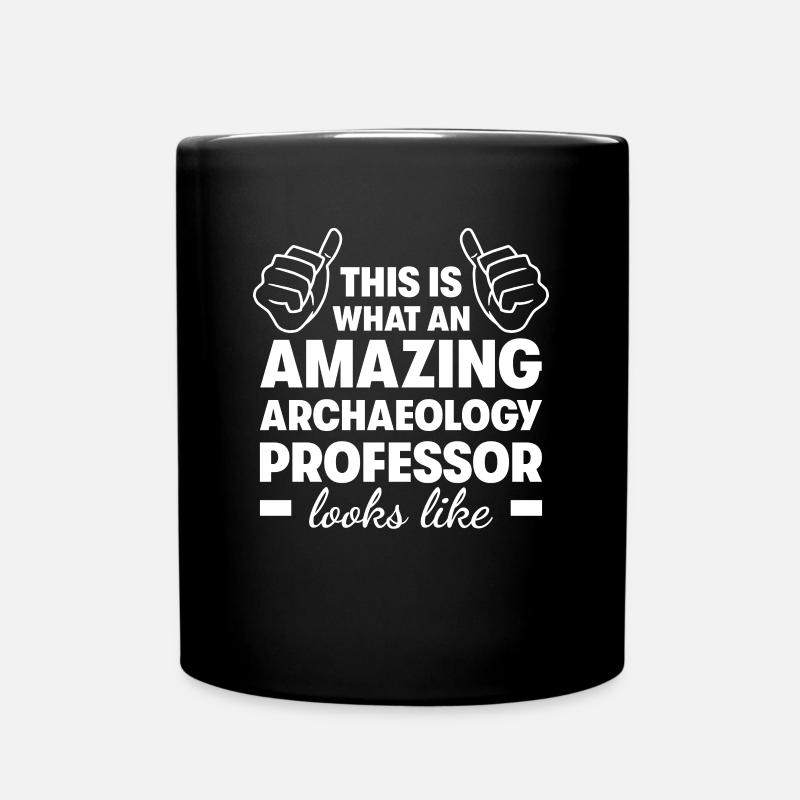 Amazing Archaeology Professor - Full Colour Mug - black