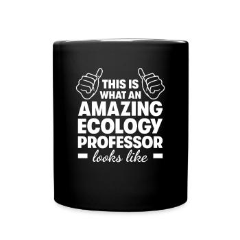 Amazing Ecology Professor - Full Colour Mug - black - Front