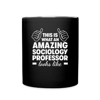 Professeur de sociologie incroyable - Mug uni - noir - Devant